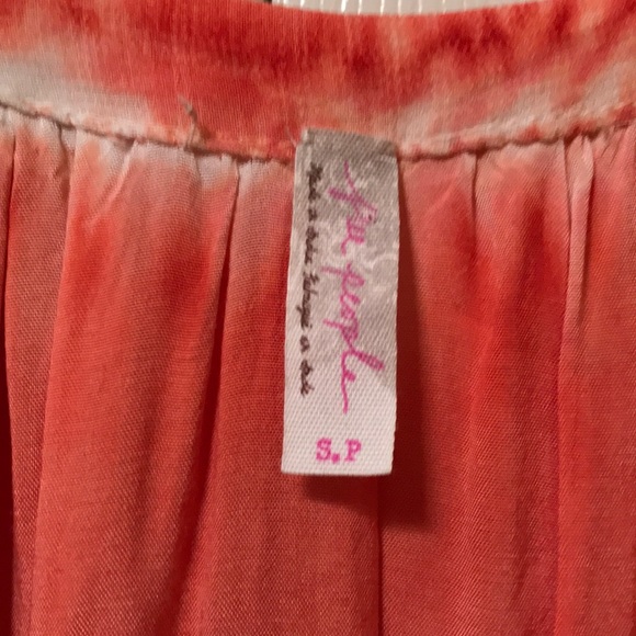 Free People Bohemian Orange Tie Dye - Picture 2 of 7